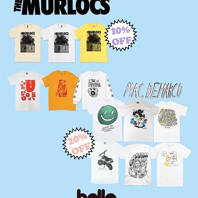 Black Friday Deals happening right now on @themurlocs & #mac’s @hellomerch sites. 

Go cop yourself some discounted gear 🤠