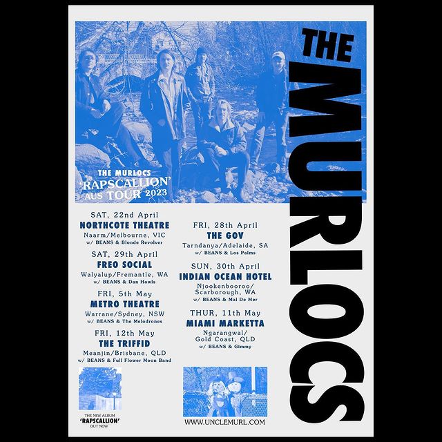@themurlocs Australian tour support is next level 🔥

Cop your ticket 🎫 asap! Link in our story.