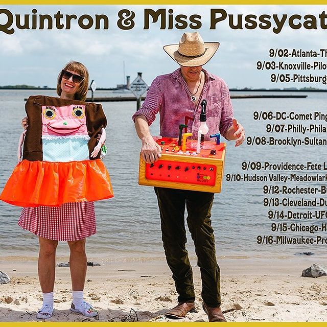 Quintron & Miss Pussycat @qnpofficial announce North American Fall Tour! 

Head to panacherock.com for ticket links.

 This is going to be FUN!