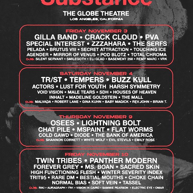 Osees and @specialinterest.no announced at @substancefest @restlessnites 🔥🔥
#substance2023